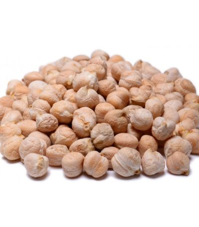 All natural, shelled, and dried Chick Peas also known as Garbanzo Beans.