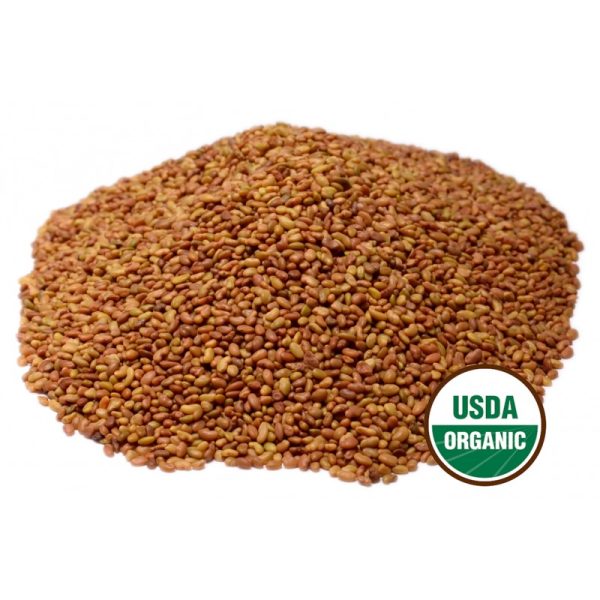 All natural Organic Alfalfa Seeds.