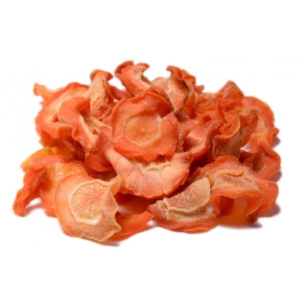 All natural dehydrated Sliced Carrots.